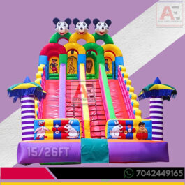 4 Lane Sliding Bouncy