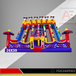 6 Lane Mickey Mouse Bouncy