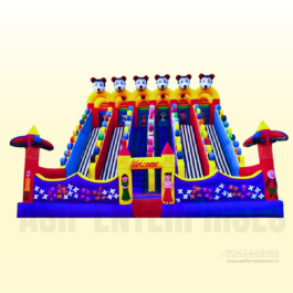 6 Lane Mickey Mouse Bouncy